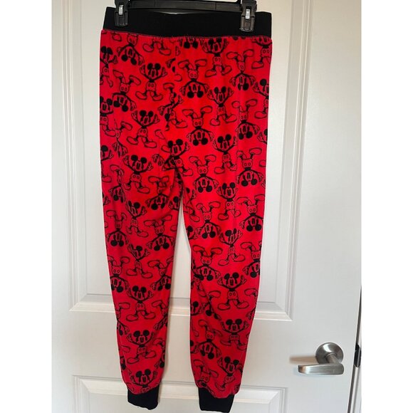 Mickey Mouse Womens Red & Black "The One And Only" Soft Pajama Set Size Small - Picture 5 of 16
